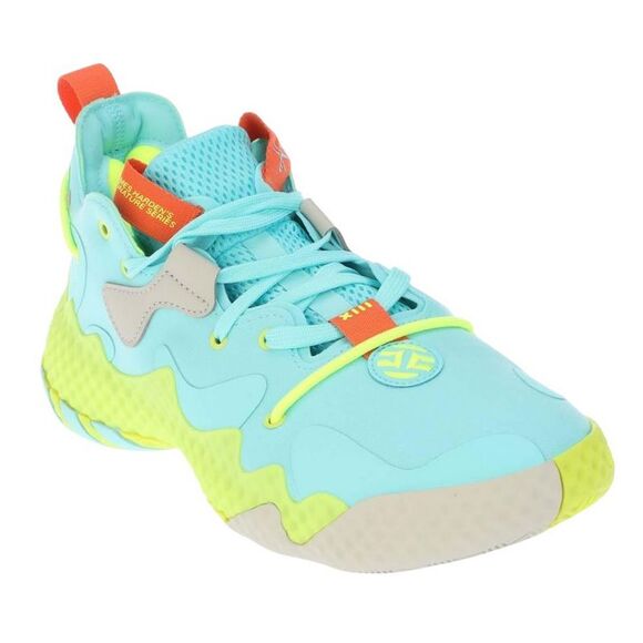 Adidas Mens Harden Vol. 6 Sneakers / Blue/Green/Orange